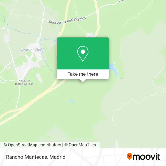 Rancho Mantecas map