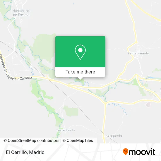 El Cerrillo map