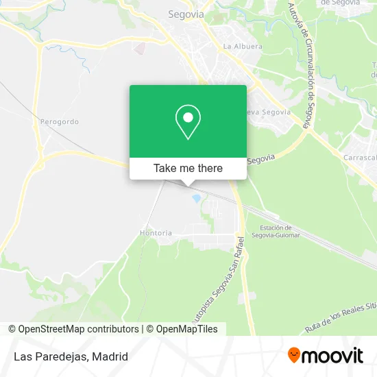 Las Paredejas map