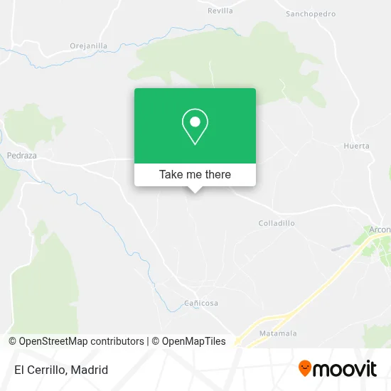 El Cerrillo map
