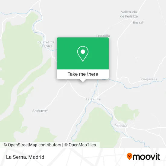La Serna map