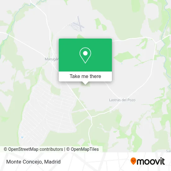 Monte Concejo map