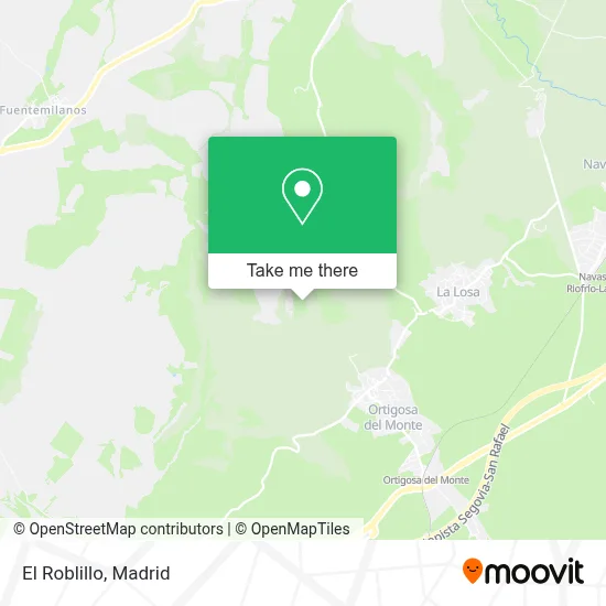El Roblillo map