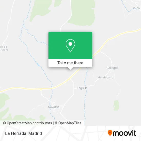La Herrada map