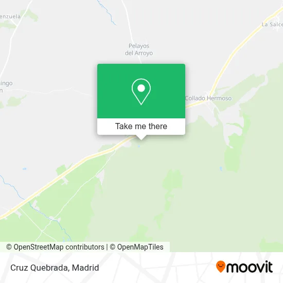 Cruz Quebrada map
