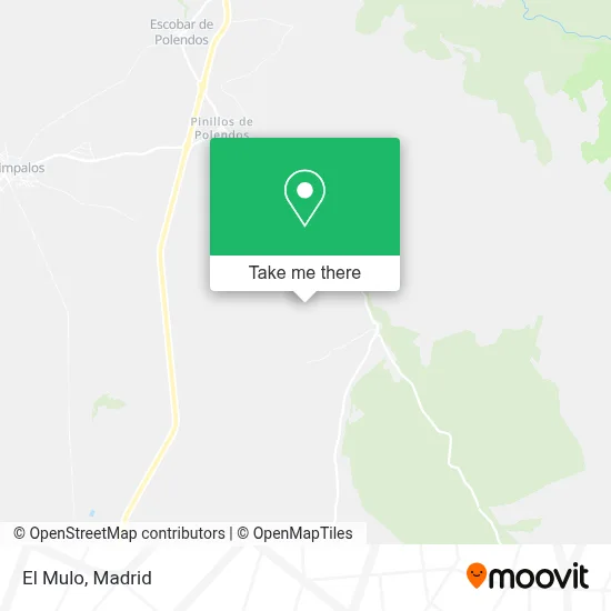 El Mulo map