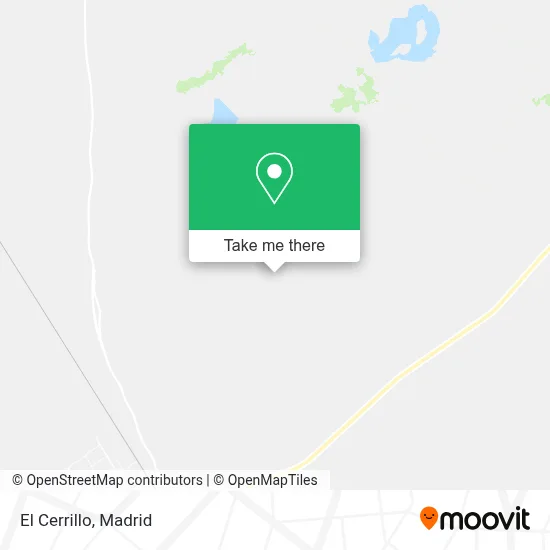 El Cerrillo map