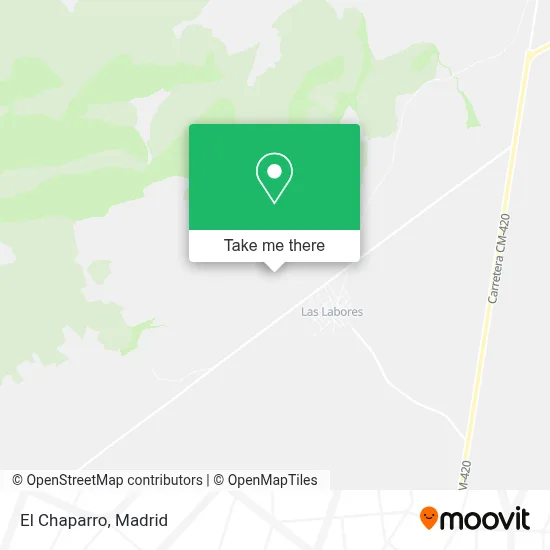 El Chaparro map