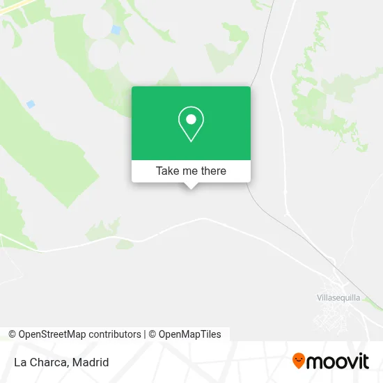 La Charca map