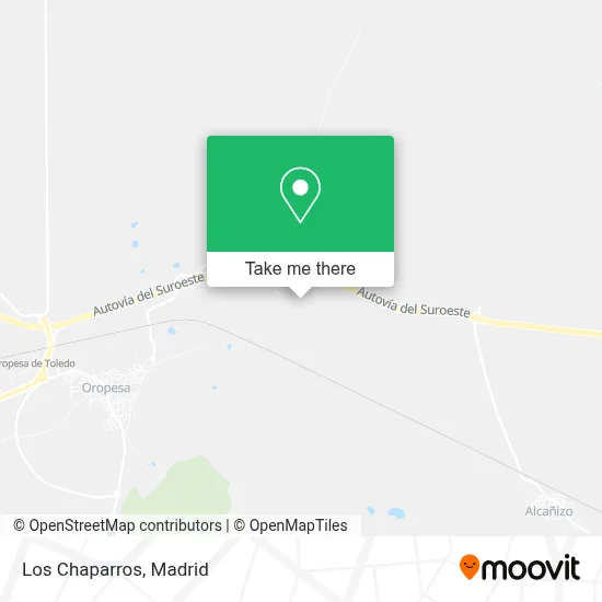 Los Chaparros map