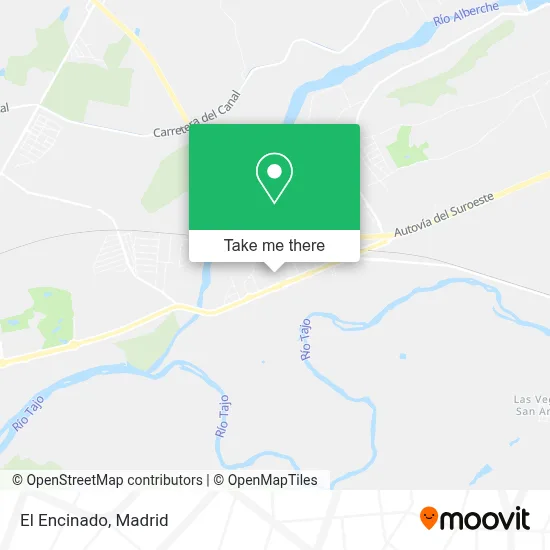 El Encinado map