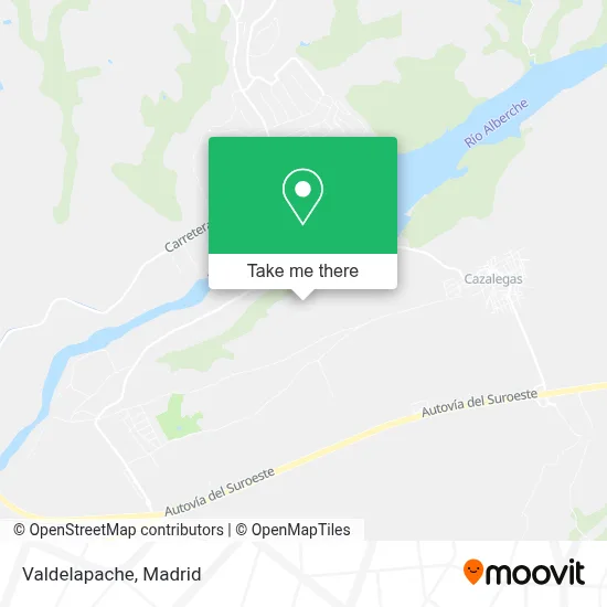 Valdelapache map