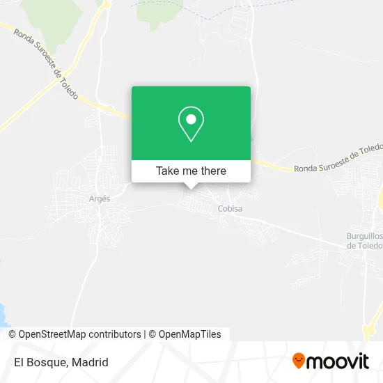 El Bosque map