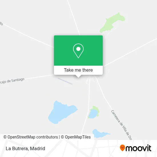 La Butrera map