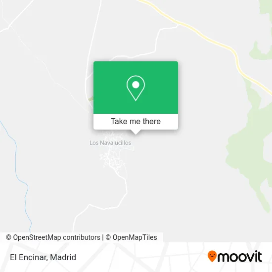 El Encinar map