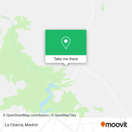 La Charca map