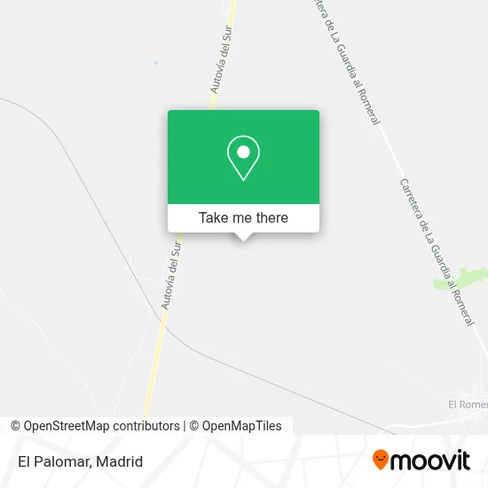 El Palomar map