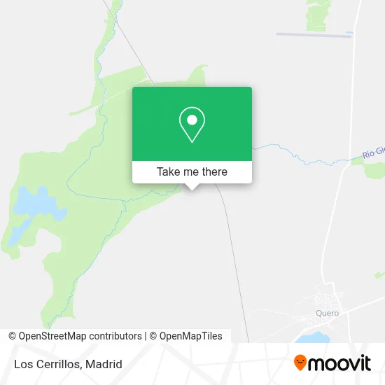 Los Cerrillos map