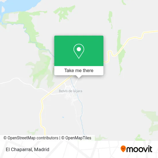 El Chaparral map