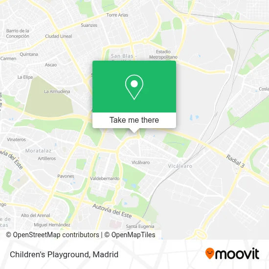 Parque Infantil map