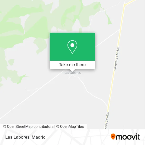 Las Labores map