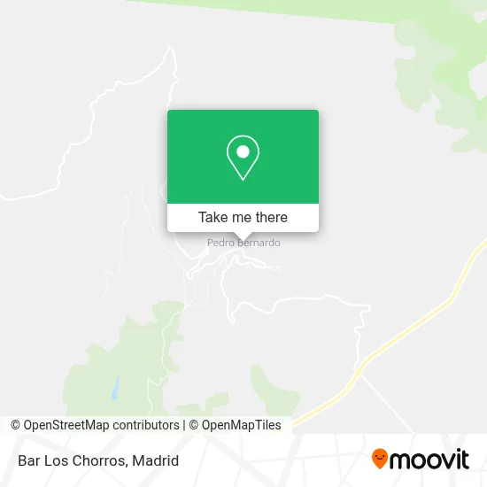 Bar Los Chorros map