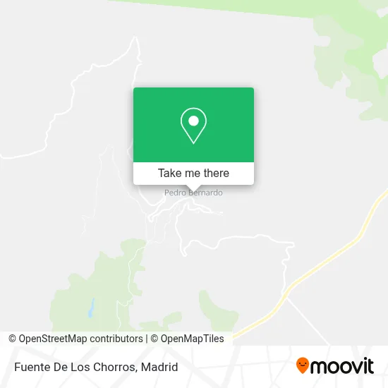 Fuente De Los Chorros map
