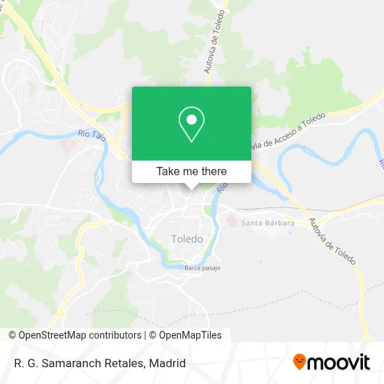 R. G. Samaranch Retales map