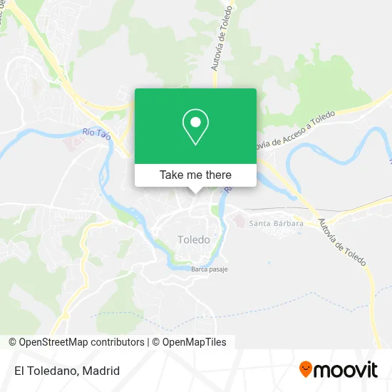 El Toledano map