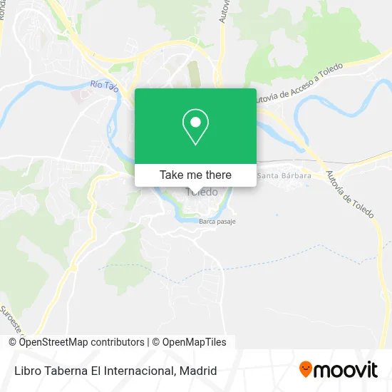Libro Taberna El Internacional map