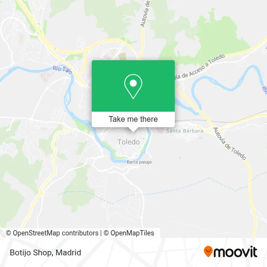 Botijo Shop map