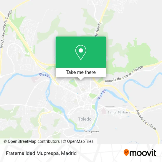 Fraternalidad Muprespa map