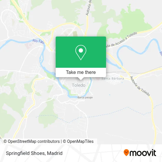 Springfield Shoes map