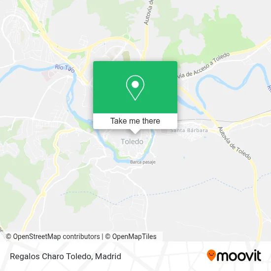 Regalos Charo Toledo map