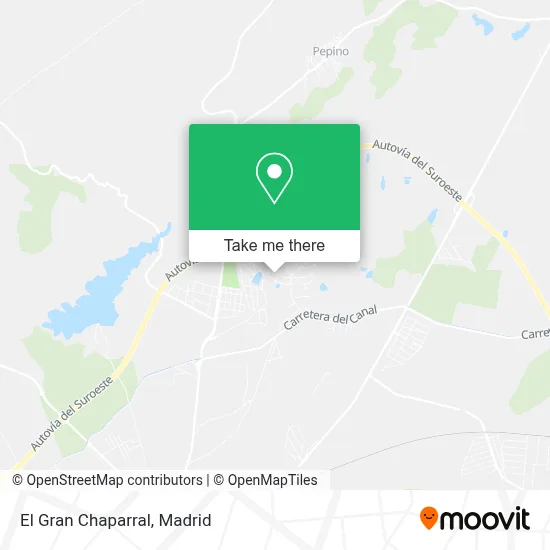 El Gran Chaparral map