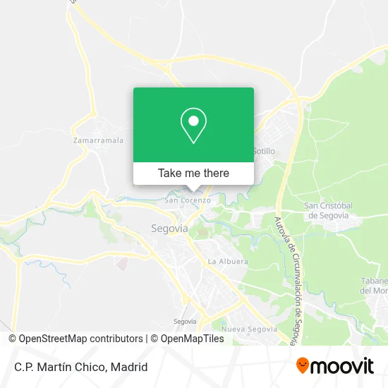 C.P. Martín Chico map