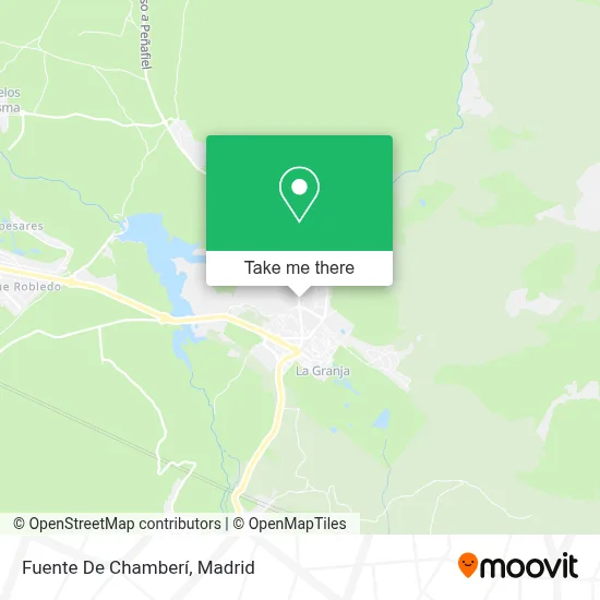 Fuente De Chamberí map