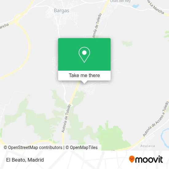 El Beato map