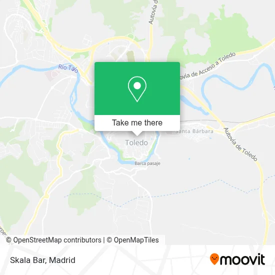Skala Bar map