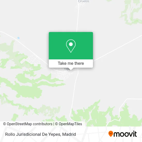 Rollo Jurisdicional De Yepes map