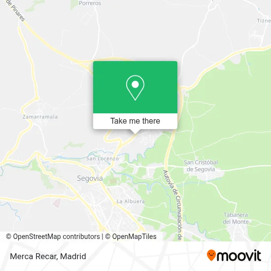 Merca Recar map