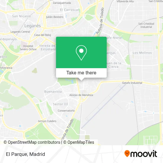 El Parque map