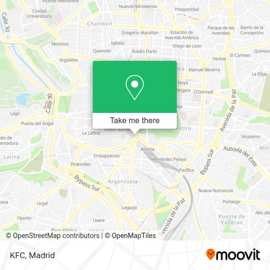 Kfc map