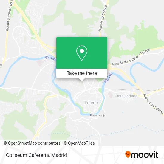 Coliseum Cafetería map