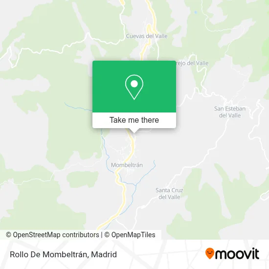 Rollo De Mombeltrán map