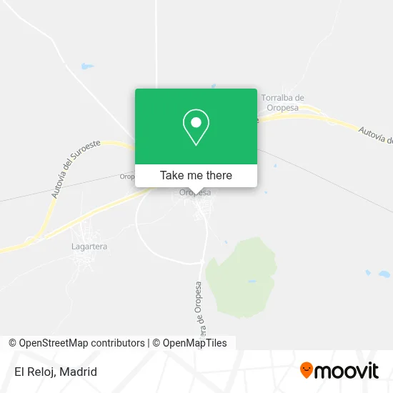 El Reloj map