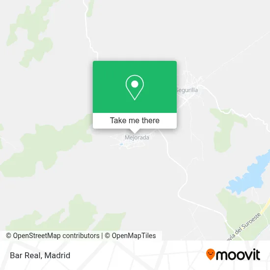 Bar Real map