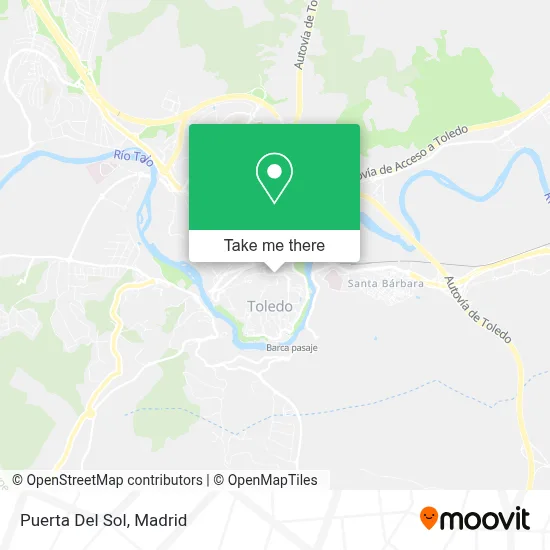 Puerta Del Sol map