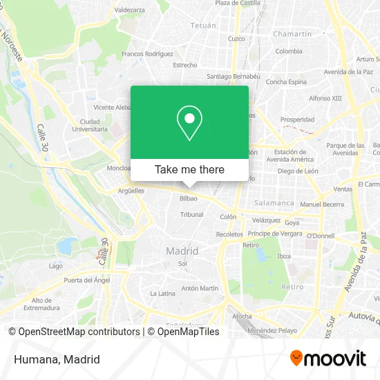 Humana map