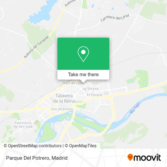 Parque Del Potrero map